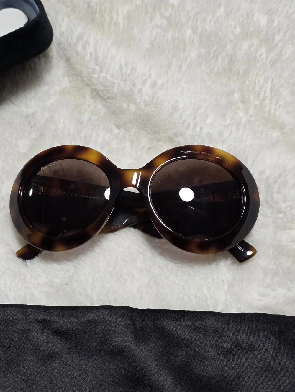 Gucci Women’s Tortoiseshell Round Sunglasses - Brown